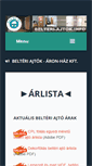 Mobile Screenshot of belteri-ajtok.info